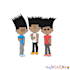 draw custom minimalist cartoon characters and webcomic art
