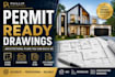 create permit ready architectural floor plans and drawings