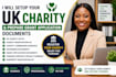 setup your UK charity and prepare grant application documents