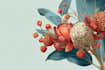 create a botanical illustration in the watercolor