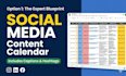 design a monthly social media content calendar