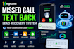 setup gohighlevel missed call text back lead recovery system