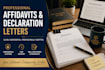 write professional affidavits and declaration letters today