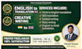 do professional english to hindi translation and SEO content writing