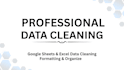 clean and format excel spreadsheets professionally