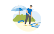 design unique pool product logo