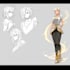 design professional anime character sheet and model sheet