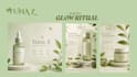design feminine instagram posts for beauty brands