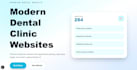 build a modern dental clinic website