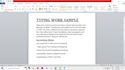 do fast typing work , handwritten notes to word and copy paste work