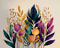 hand paint botanical illustrations