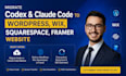 migrate codex claude code website to wordpress wix squarespace framer website