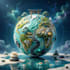 create paint unique digital art abstract, surrealism