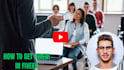 design a modern minimalist youtube thumbnail