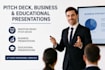 design professional pitch deck presentations