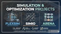 build event simulation models in flexsim, simio, and arena