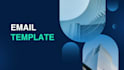 design an html email template