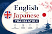 translate and localize creative media into japanese manually