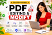 create edit convert modify pdf files