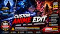 create cinematic anime edits, openings and naruto scenes