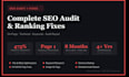 complete b2b SEO audit and fix top ranking issues