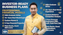create a professional business plan and financial model