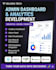 develop admin dashboard analytics panel and business web app