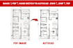 make architectral drawing in autocad and revit