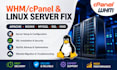 fix whm cpanel apache nginx mysql and linux server issues