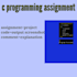 do your c program fix error and prepare your assignment