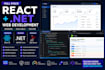 build full stack web app using react and asp net core