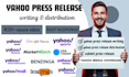 do yahoo press release writing yahoo finance press release distribution