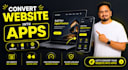 do app creation convert website into mobile app android app ios using flutter