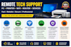 do remote tech support for PC  laptop printer wifi  router  alexa
