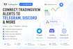 connect trading alerts to telegram or discord
