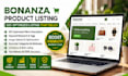 do SEO optimized bonanza product listing and store management