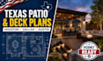 design texas swimming pool patio and deck permit drawing plans