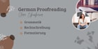 proofread your german text