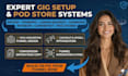 setup pod store using payhip thinkific lemon squeezy gumroad patreon convertkit