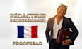 proofread and write text in professionnal french