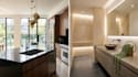 do modern kitchen bathroom design remodeling and family house with 3d rendering