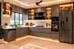 do modern kitchen bathroom design remodeling and family house with 3d rendering