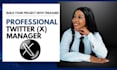 be your x twitter manager for crypto project professionally