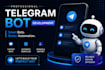 develop custom telegram bot lead capture chatbot python and nodejs