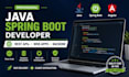 develop java spring boot rest API and backend application