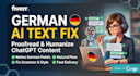 proofread, edit and humanize your german ai texts