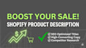 write high converting shopify product descriptions