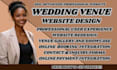 wedding venue website event venue website wedding website event planner website