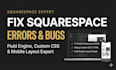 fix squarespace errors, resolve CSS issues and optimize responsive design