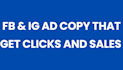 write fb and ig ad copy
